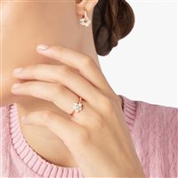 Anello Dodo Donna DoDo Nature in Oro rosa Diamante 0.03 Ct DAC3004_FLOWS_EBB9R-46 - DAC3004_FLOWS_EBB9R-52